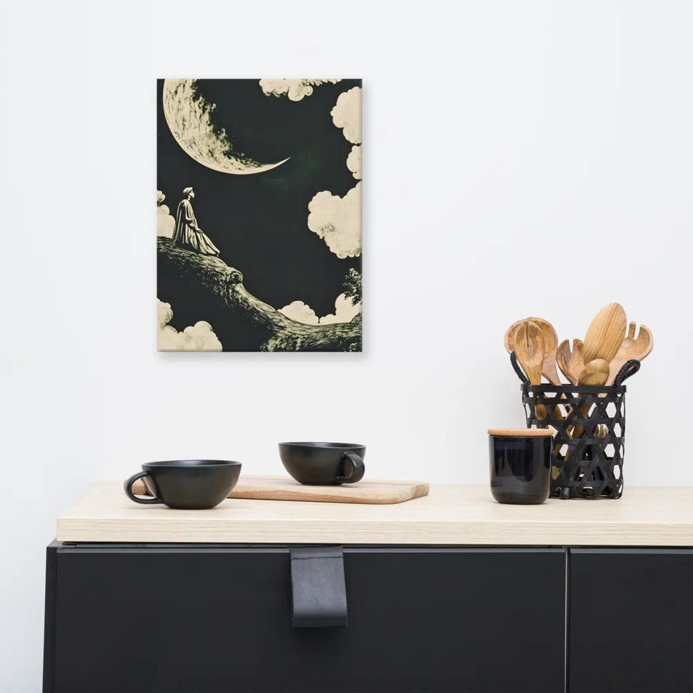 Whispers of the Moon | Canvas | 12″×16″