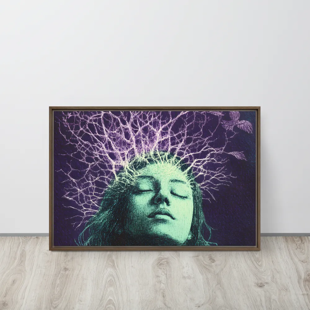 Whispers of Freedom | Canvas with Brown Frame | 20″×30″