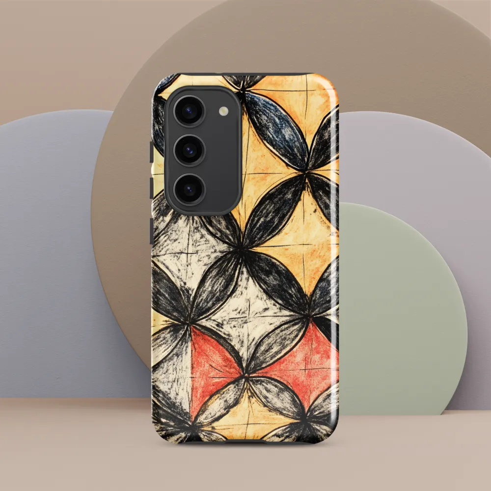 Geometric Harmony | Phone Case |  S23 | Tough Case | Glossy