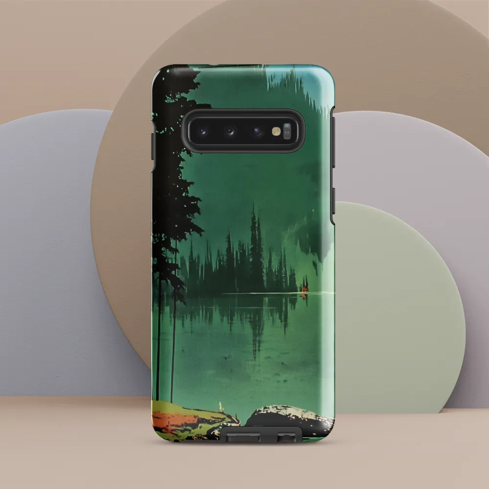 Serenity Reflected: A Tranquil Lake Scene