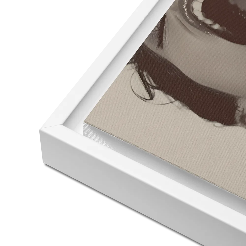 Echoes of Emotion | Canvas with White Frame | 16″×20″