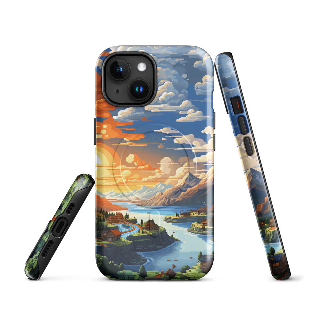 Tranquil Sunset Over Serene Landscape