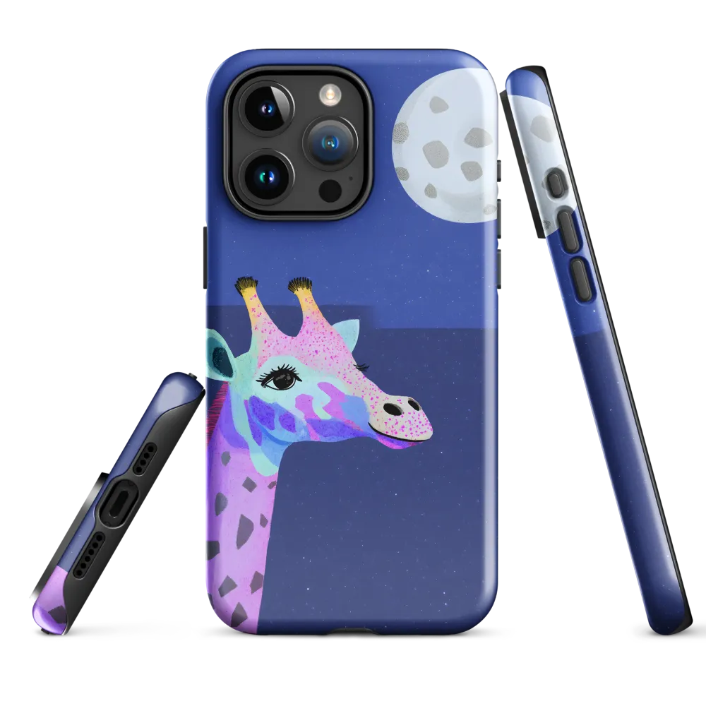 Whimsical Giraffe Under the Stars