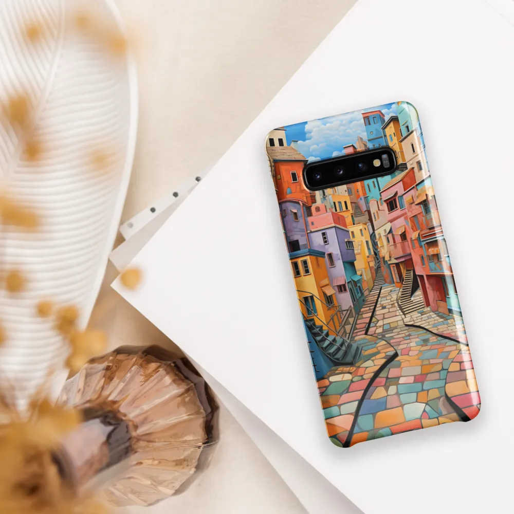 Vibrant Cityscape: A Kaleidoscope of Colors | Phone Case |  S10 Plus | Snap Case | Glossy