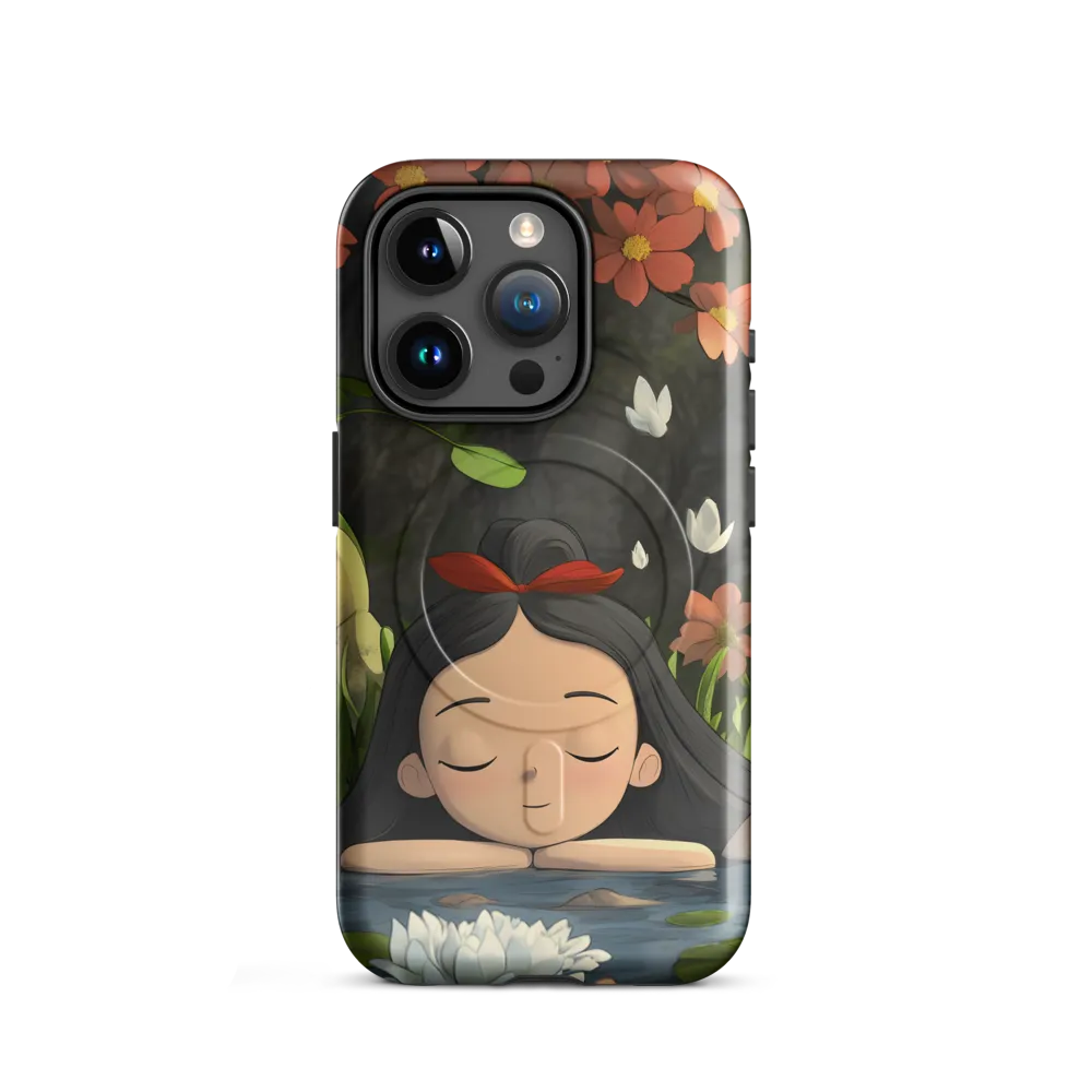 Tranquility by the Waterside | Phone Case |  15 Pro | MagSafe® Tough Case | Glossy