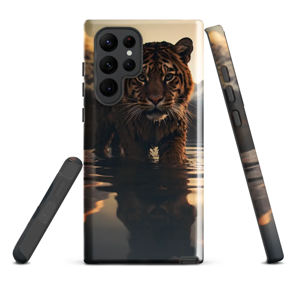 Majestic Reflection: The Tiger's Domain