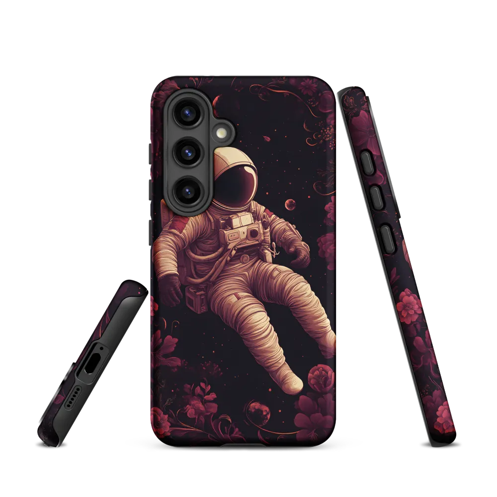 Cosmic Bloom: An Astronaut's Journey