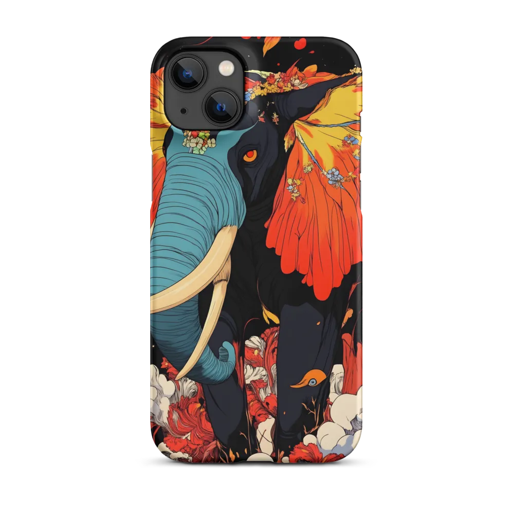 Majesty of the Floral Elephant | Phone Case |  14 Plus | Snap Case | Matte