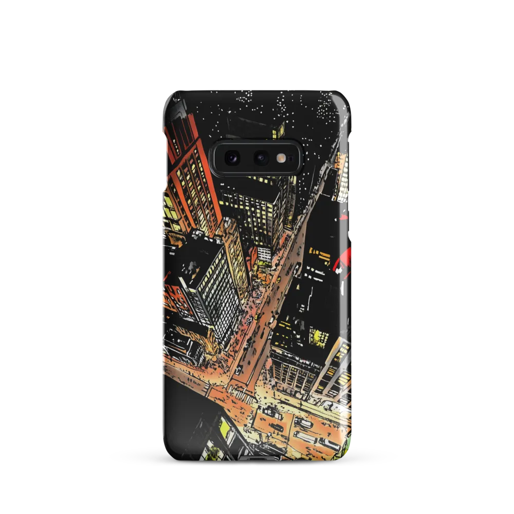 Urban Nightscape: A Bird's-eye View