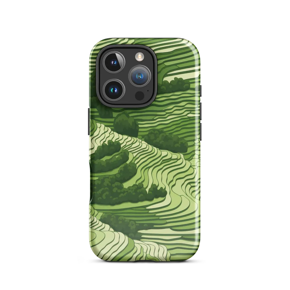 Waves of Green: An Abstract Landscape