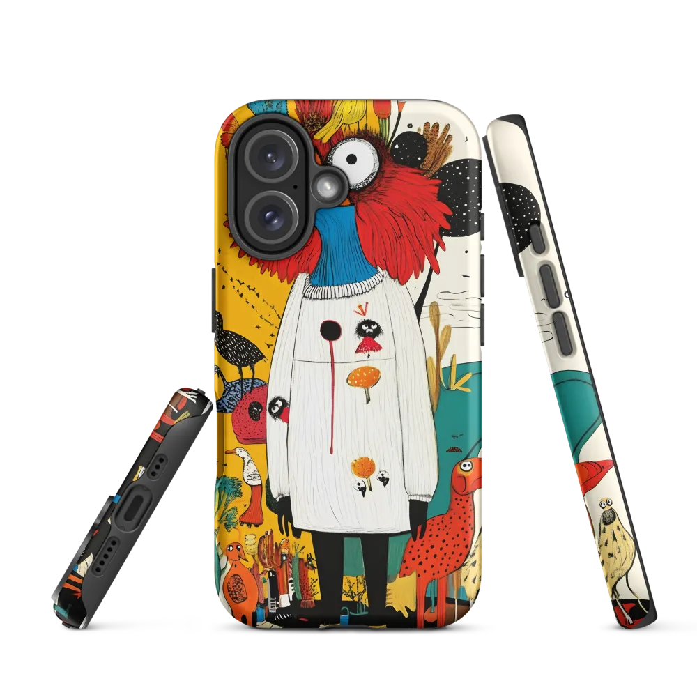 Whimsical Bird's Embrace | Phone Case