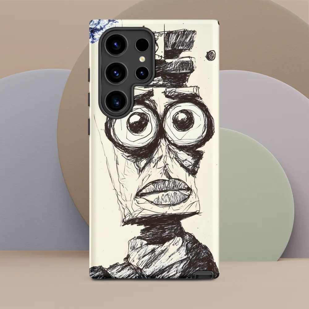 Abstract Surrealist Figure in Cubism