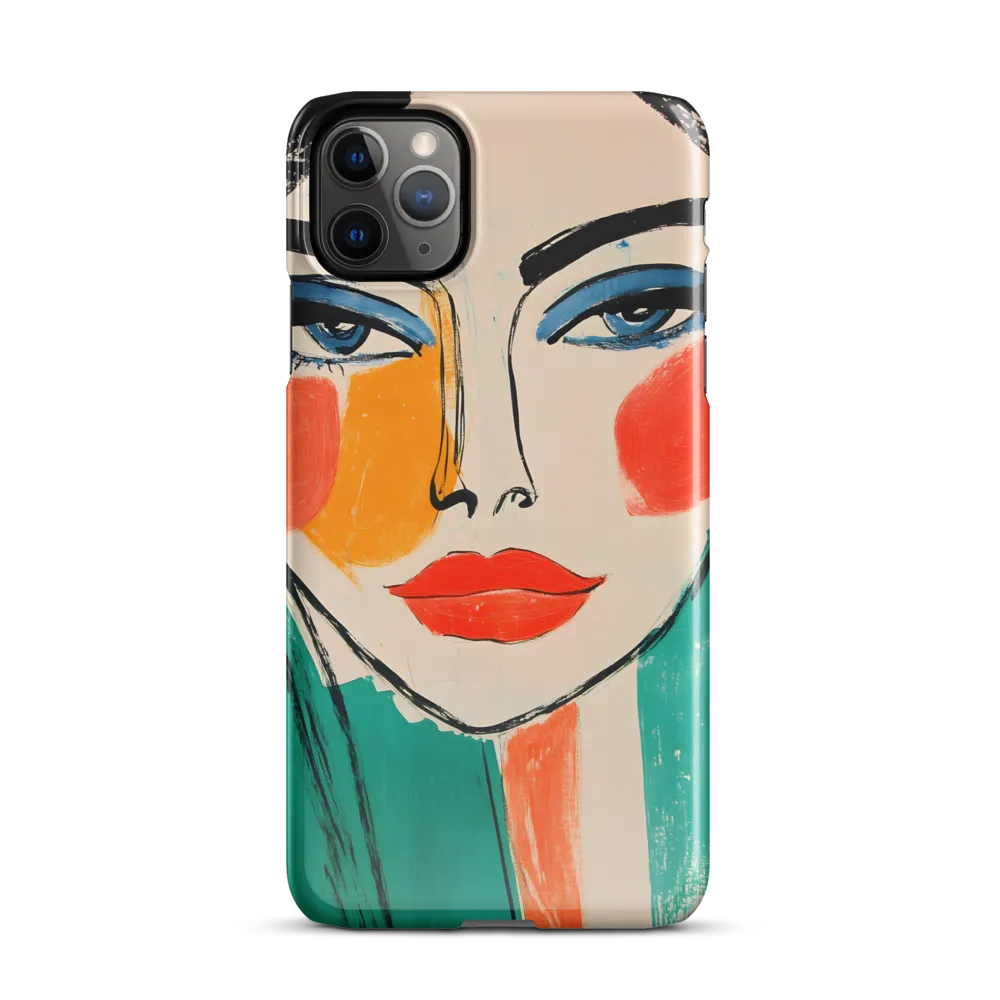 Vivid Portrait of a Modern Muse | Phone Case |  11 Pro Max | Snap Case | Glossy