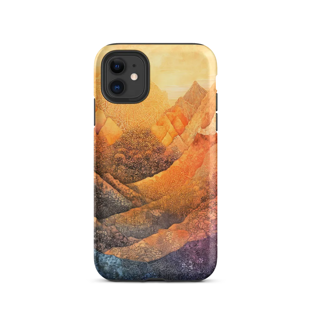 Serene Peaks of Color