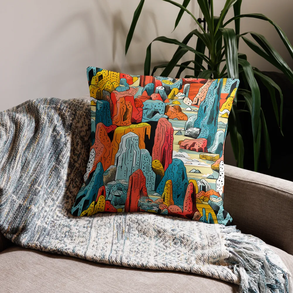 Whimsical Mountain Wonderland | Pillow & Pillow Case | Multiple Sizes