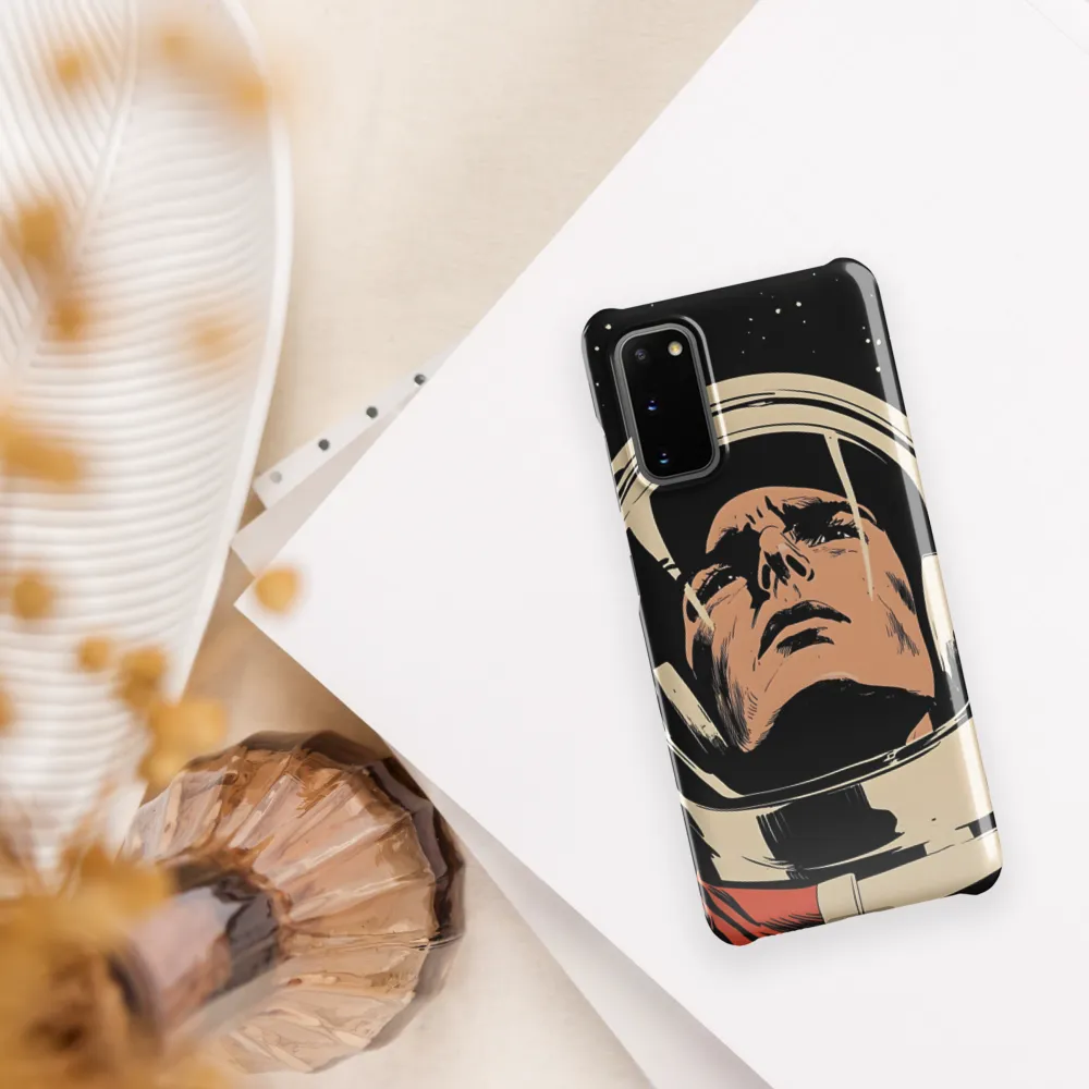Gaze of the Astronaut | Phone Case |  S20 | Snap Case | Glossy