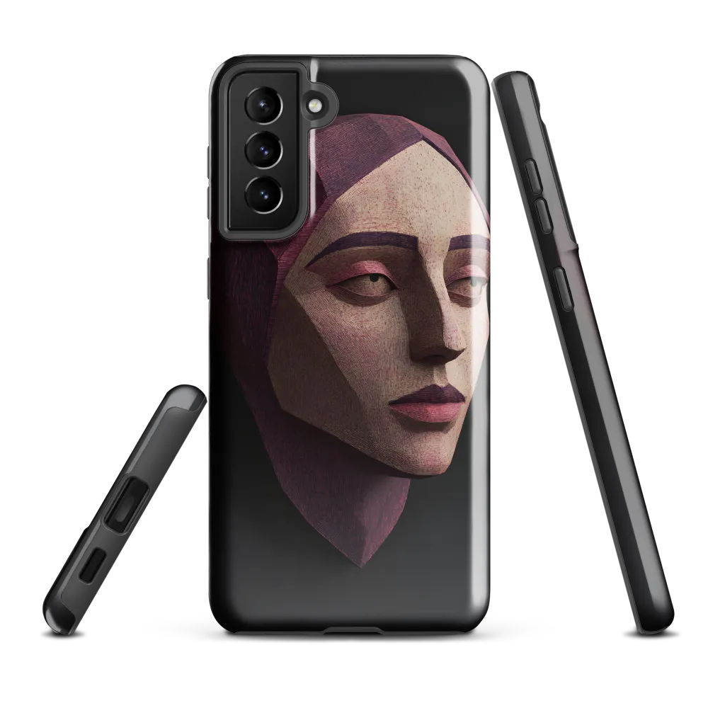 Geometric Elegance: A Contemporary Portrait