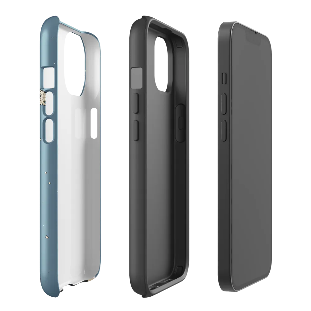 Floral Serenity: A Portrait of Tranquility | Phone Case |  14 | Tough Case | Glossy