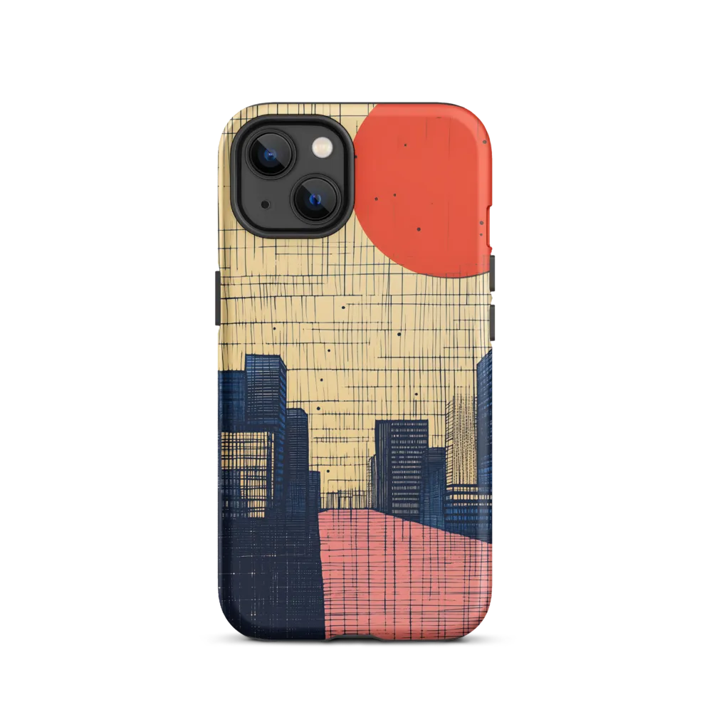Urban Echoes: A Minimalist Cityscape