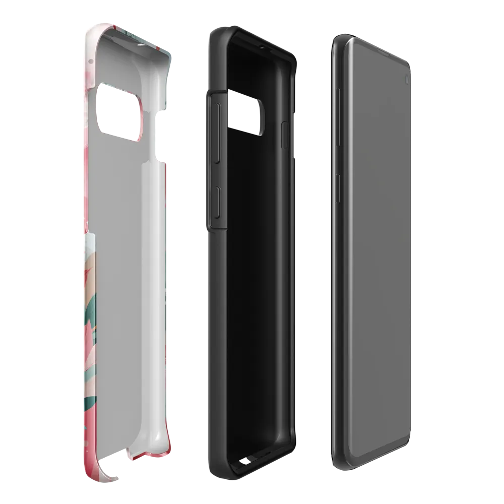 Spring Whimsy: The Floral Goat | Phone Case |  S10 Plus | Tough Case | Glossy