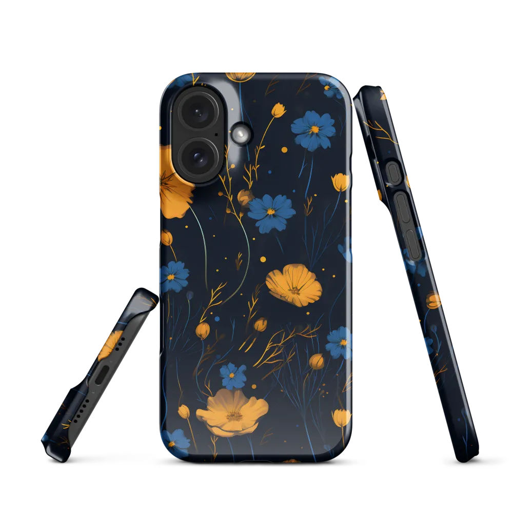 Nocturnal Blossoms | Phone Case |  16 | Snap Case | Glossy