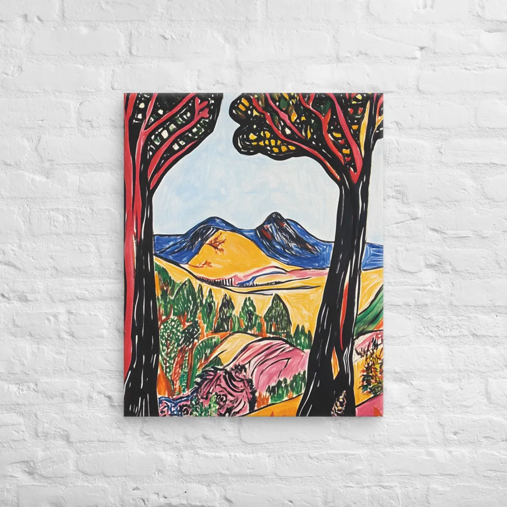 Vibrant Nature's Embrace | Canvas | 24″×30″