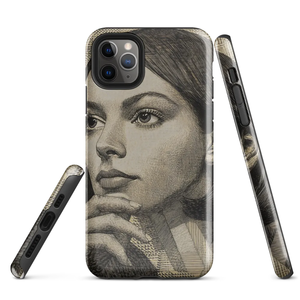 Contemplative Reflection | Phone Case |  11 Pro Max | Tough Case | Glossy