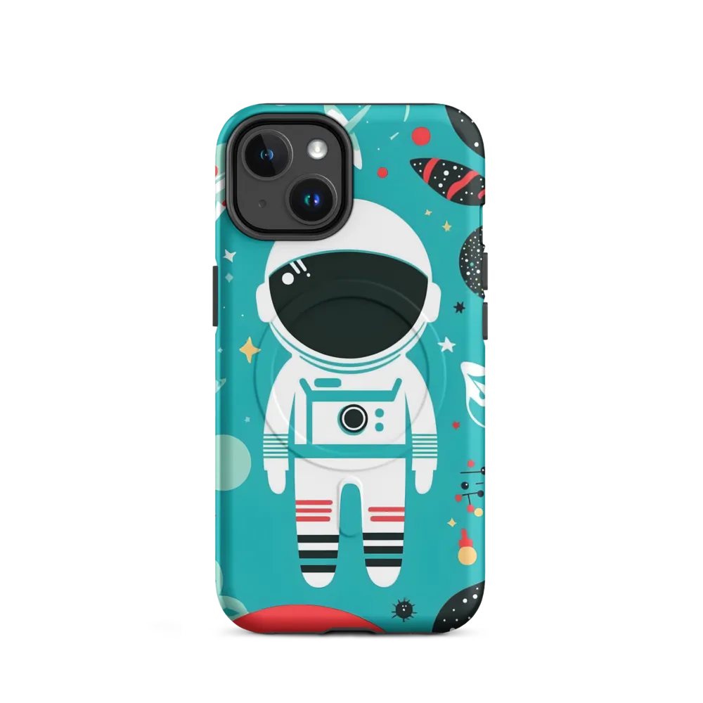 Whimsical Astronaut in Cosmic Wonderland