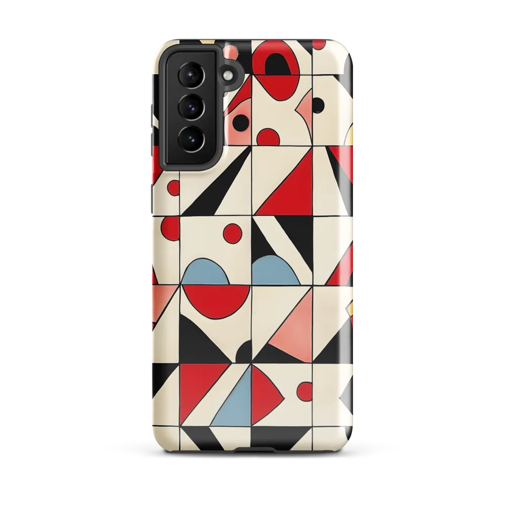 Dynamic Geometric Harmony | Phone Case |  S21 Plus | Tough Case | Glossy