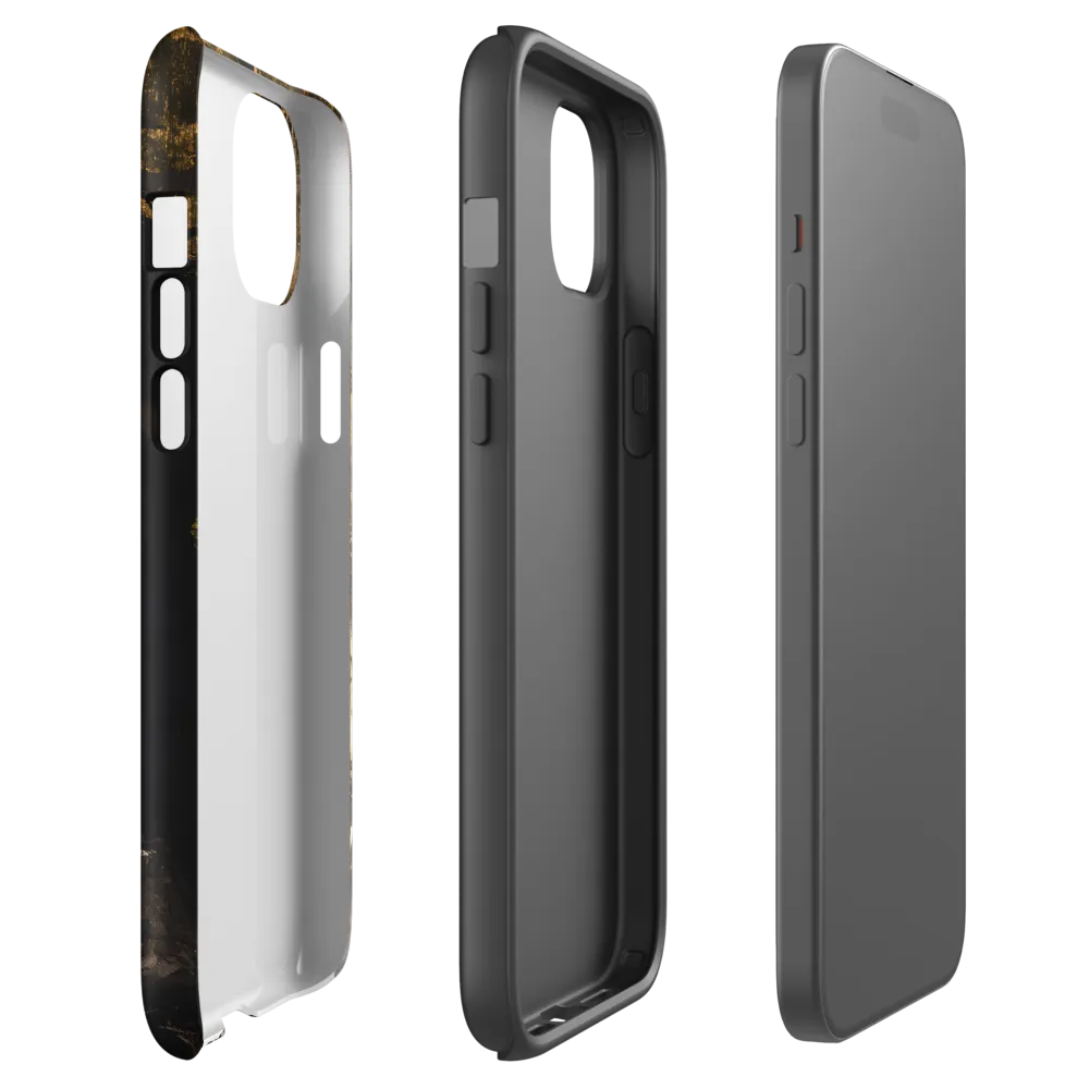 Golden Elegance: A Modern Profile Portrait