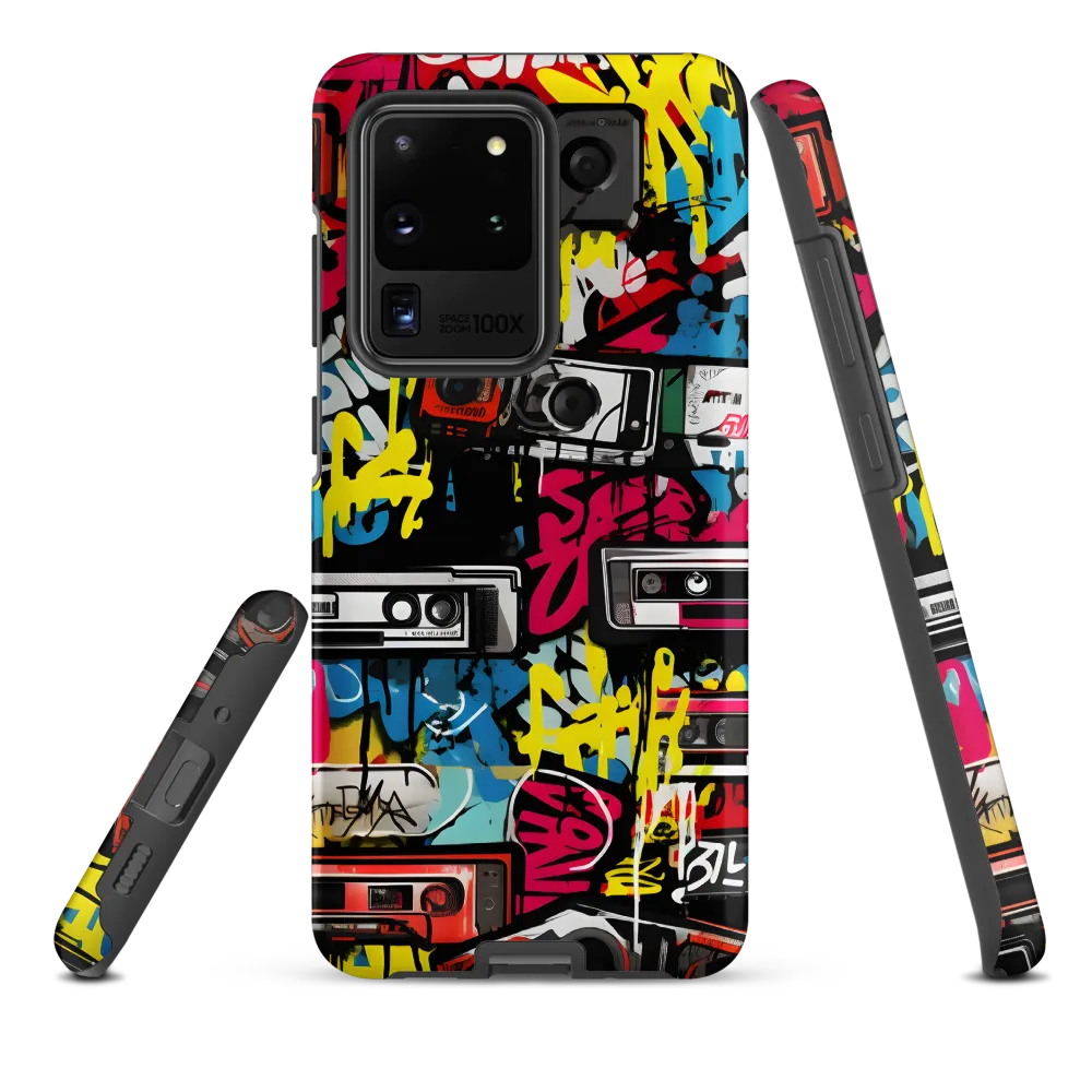 Urban Nostalgia: A Retro Cassette Explosion