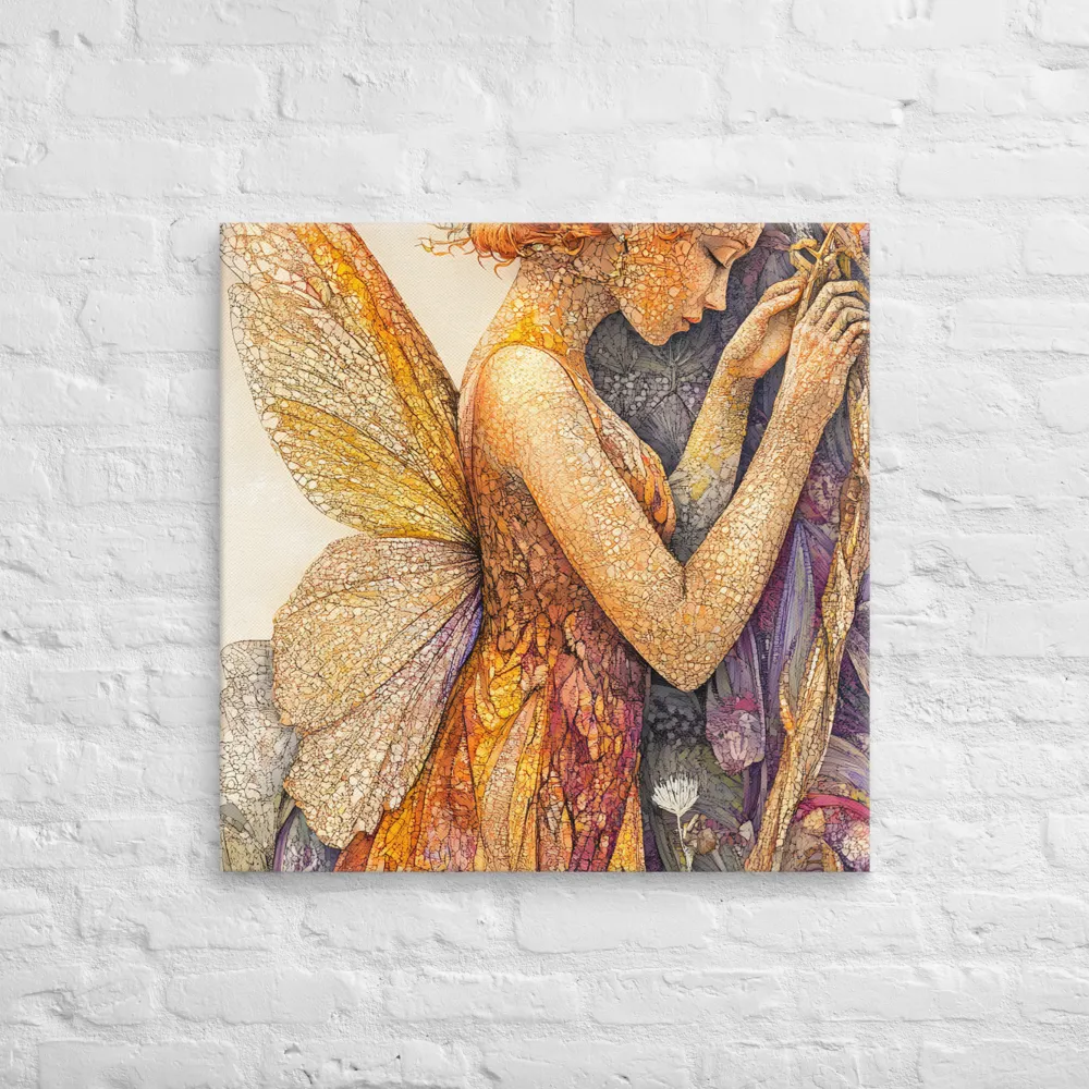 Whispers of the Frosted Meadow | Canvas | 28″×28″