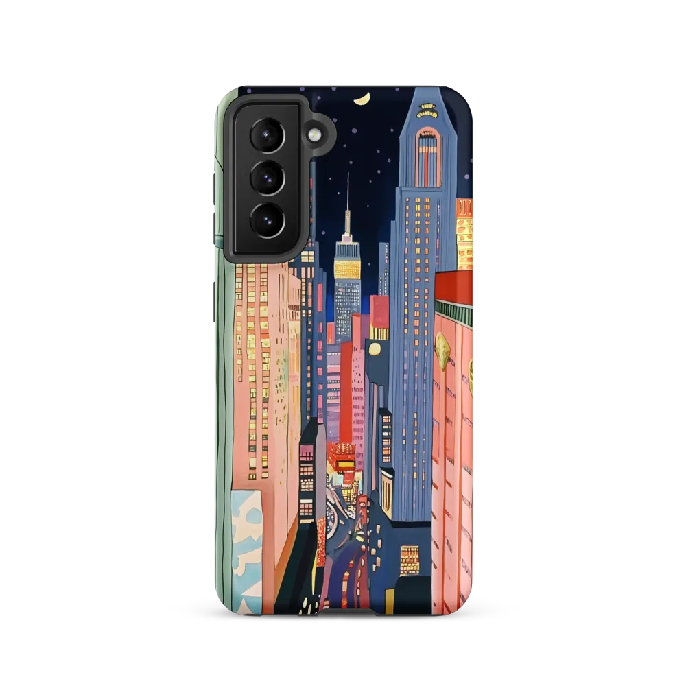Urban Dreamscape: A Pop Art Night | Phone Case |  S21 | Tough Case | Matte