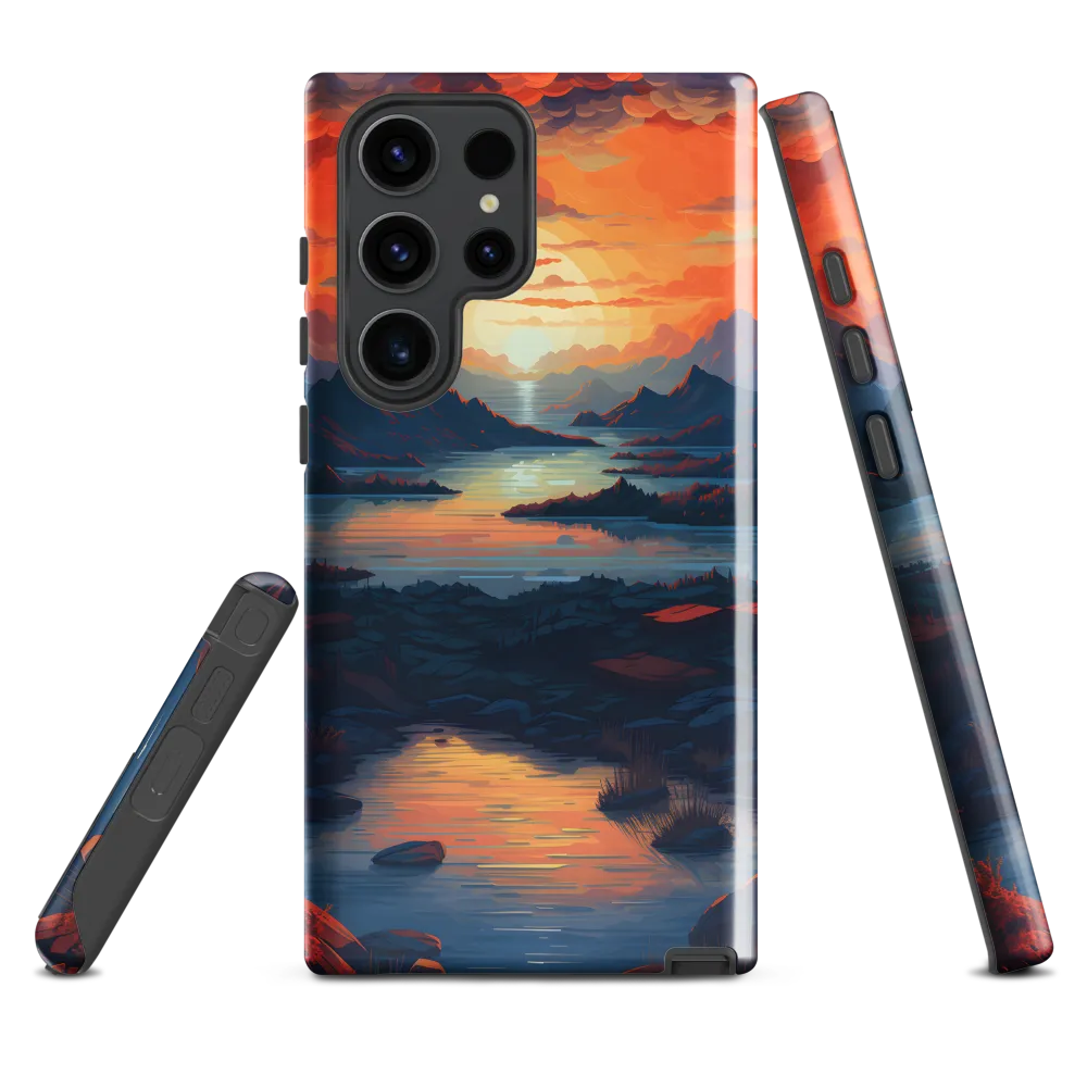 Ethereal Evening: A Digital Dusk