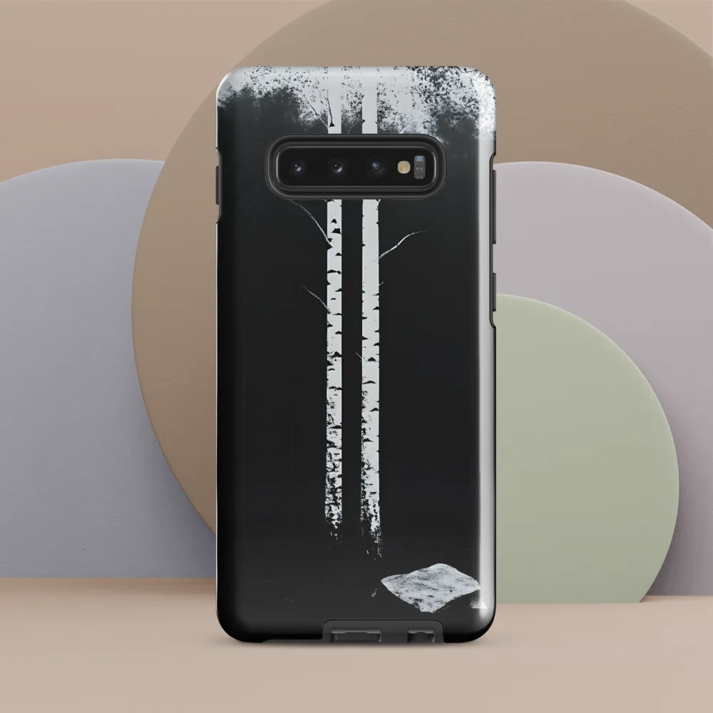 Ethereal Trees in Monochrome | Phone Case |  S10 Plus | Tough Case | Glossy