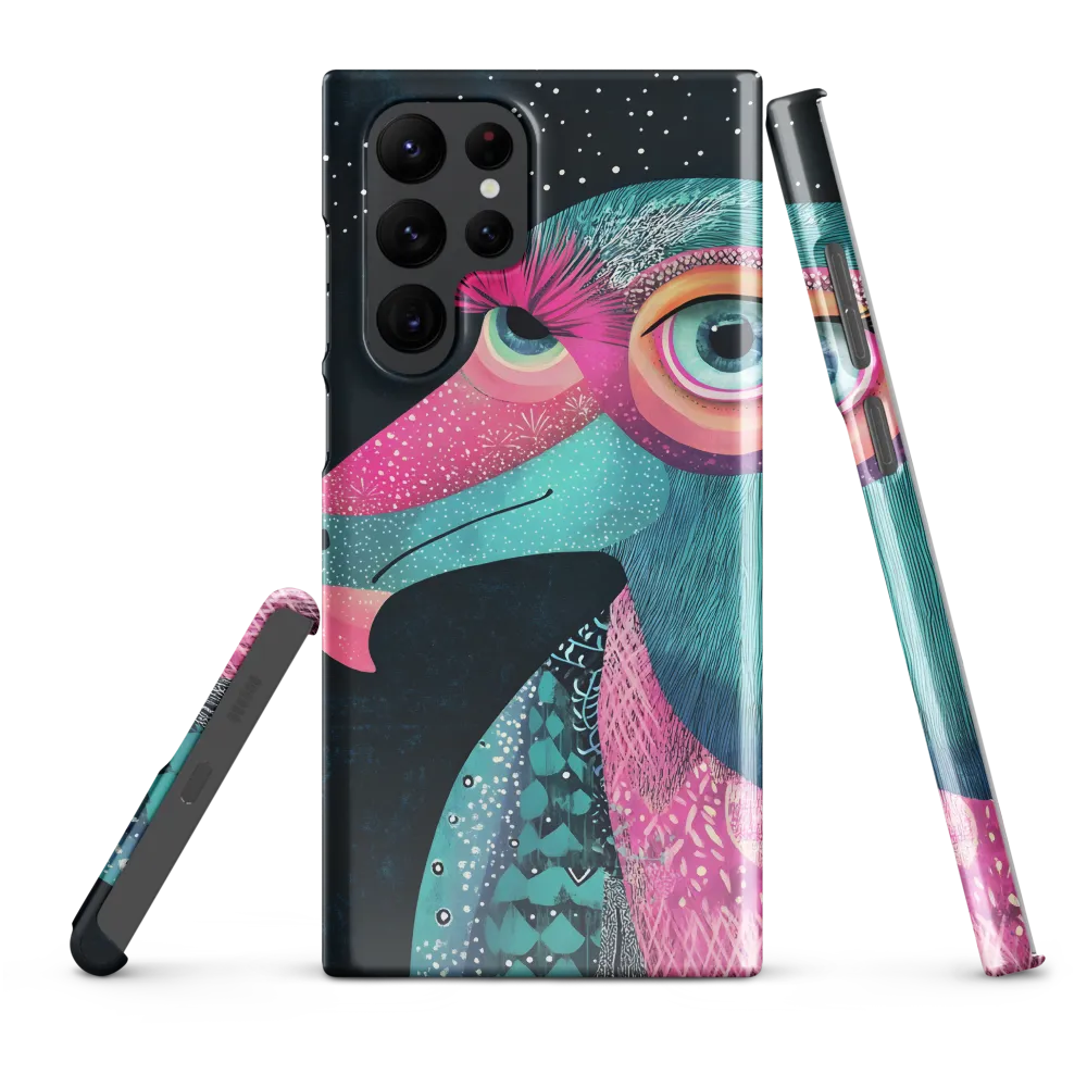 Whimsical Vulture: A Dance of Colors