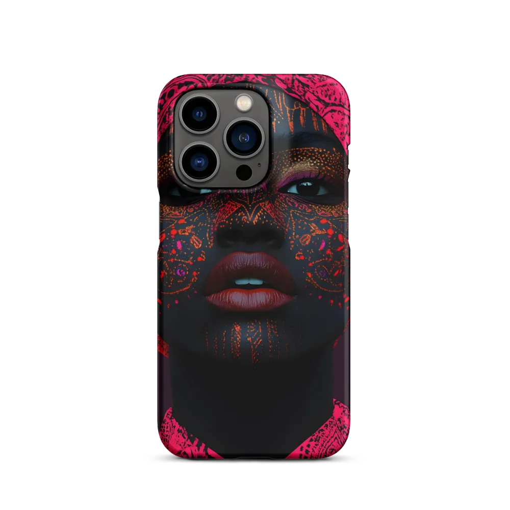 Neon Adornments: A Portrait of Cultural Expression