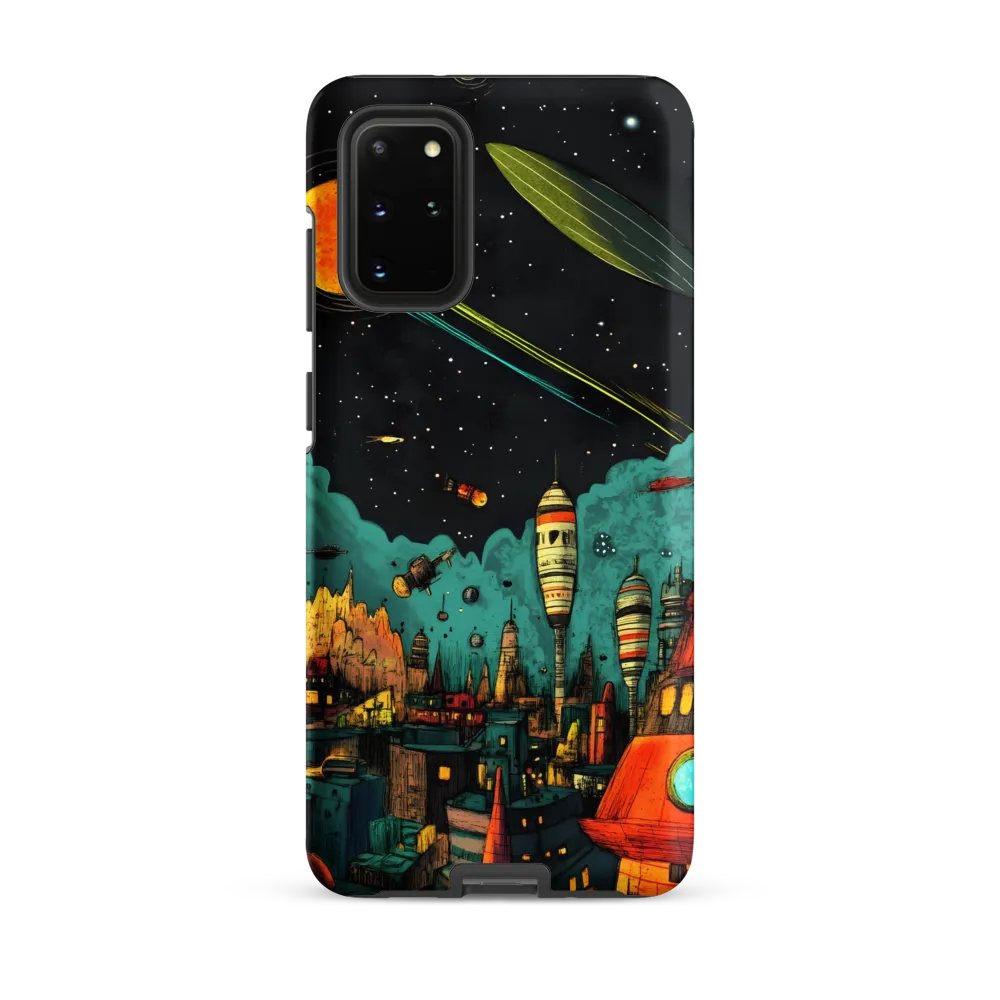 Galactic Cityscape: A Journey Through Imagination