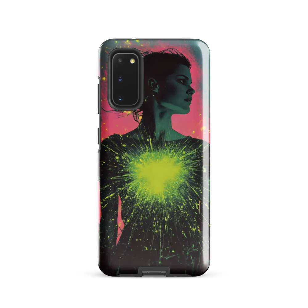 Cosmic Heart: A Surreal Portrait of Strength