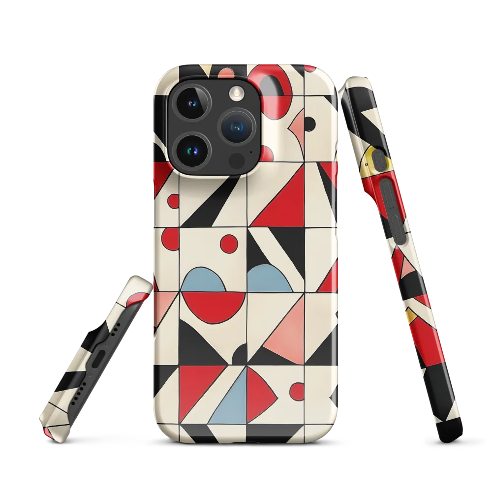 Dynamic Geometric Harmony | Phone Case |  16 Pro | Snap Case | Glossy