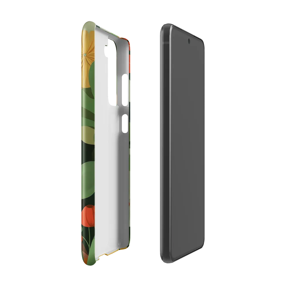 Nature's Serenity: A Modern Portrait | Phone Case |  S21 FE | Snap Case | Glossy