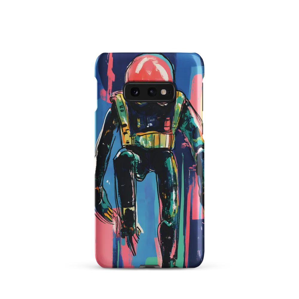 Diver in Vibrant Motion