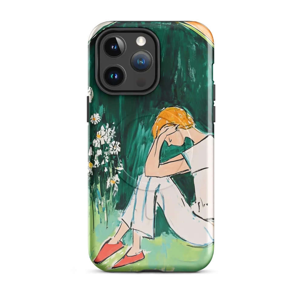 Silent Sorrow | Phone Case |  14 Pro Max | MagSafe® Tough Case | Glossy