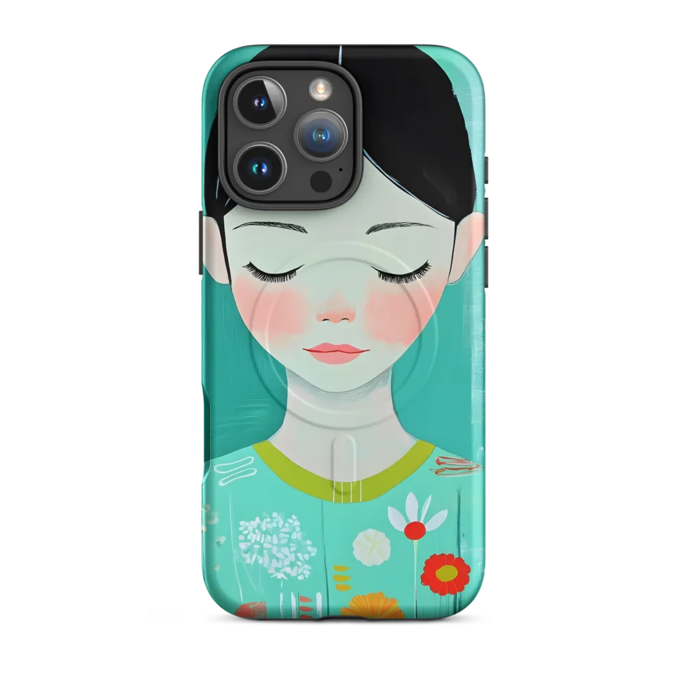 Tranquil Blossom | Phone Case |  16 Pro Max | MagSafe® Tough Case | Matte