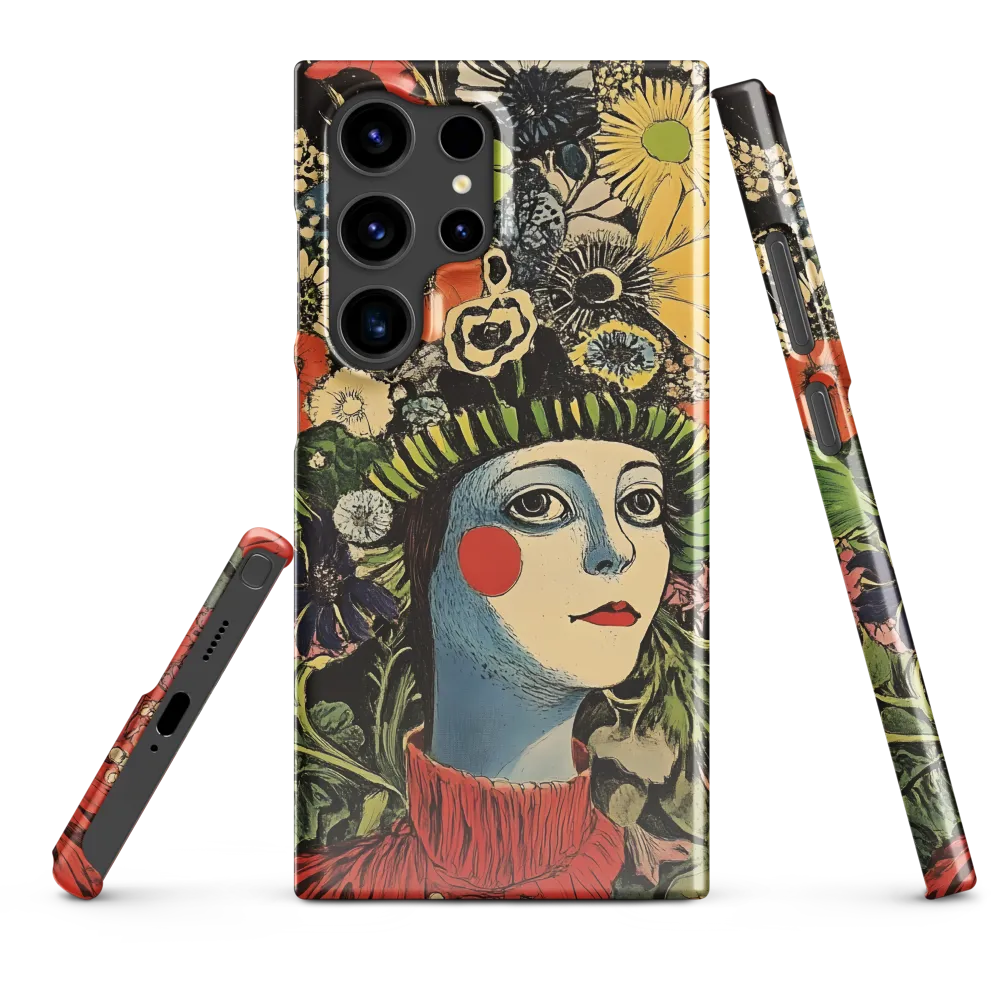 Floral Whimsy: A Portrait of Nature's Embrace