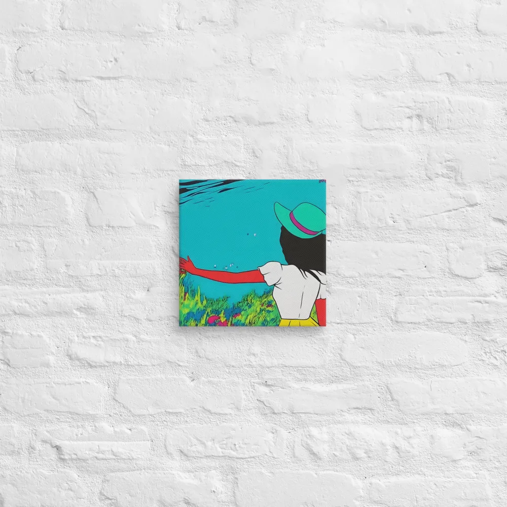 Whimsical Encounter | Canvas | 10″×10″