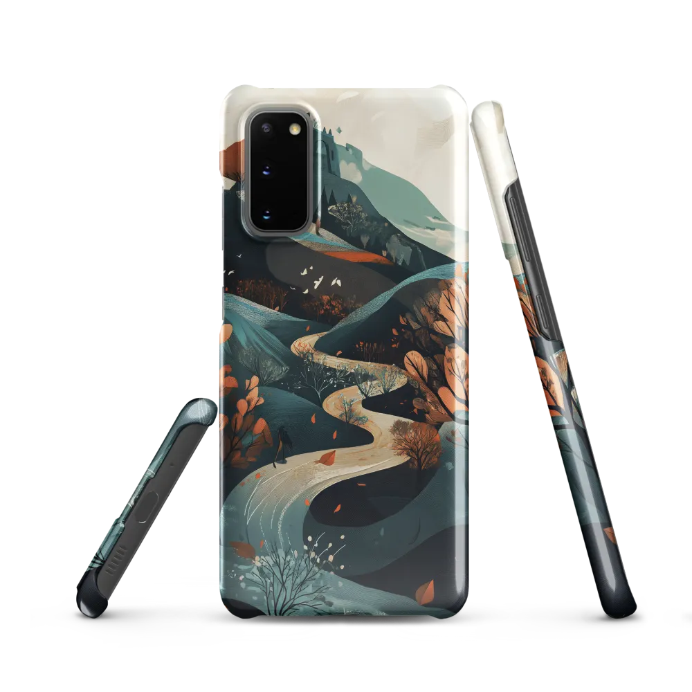 Whispers of Autumn: A Serene Journey | Phone Case |  S20 | Snap Case | Glossy