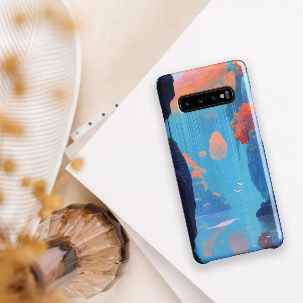 Whispers of a Surreal Cascade | Phone Case |  S10 Plus | Snap Case | Glossy