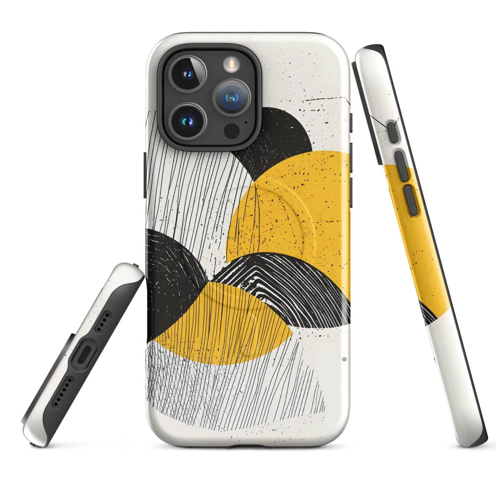 Dynamic Harmony in Black and Yellow
