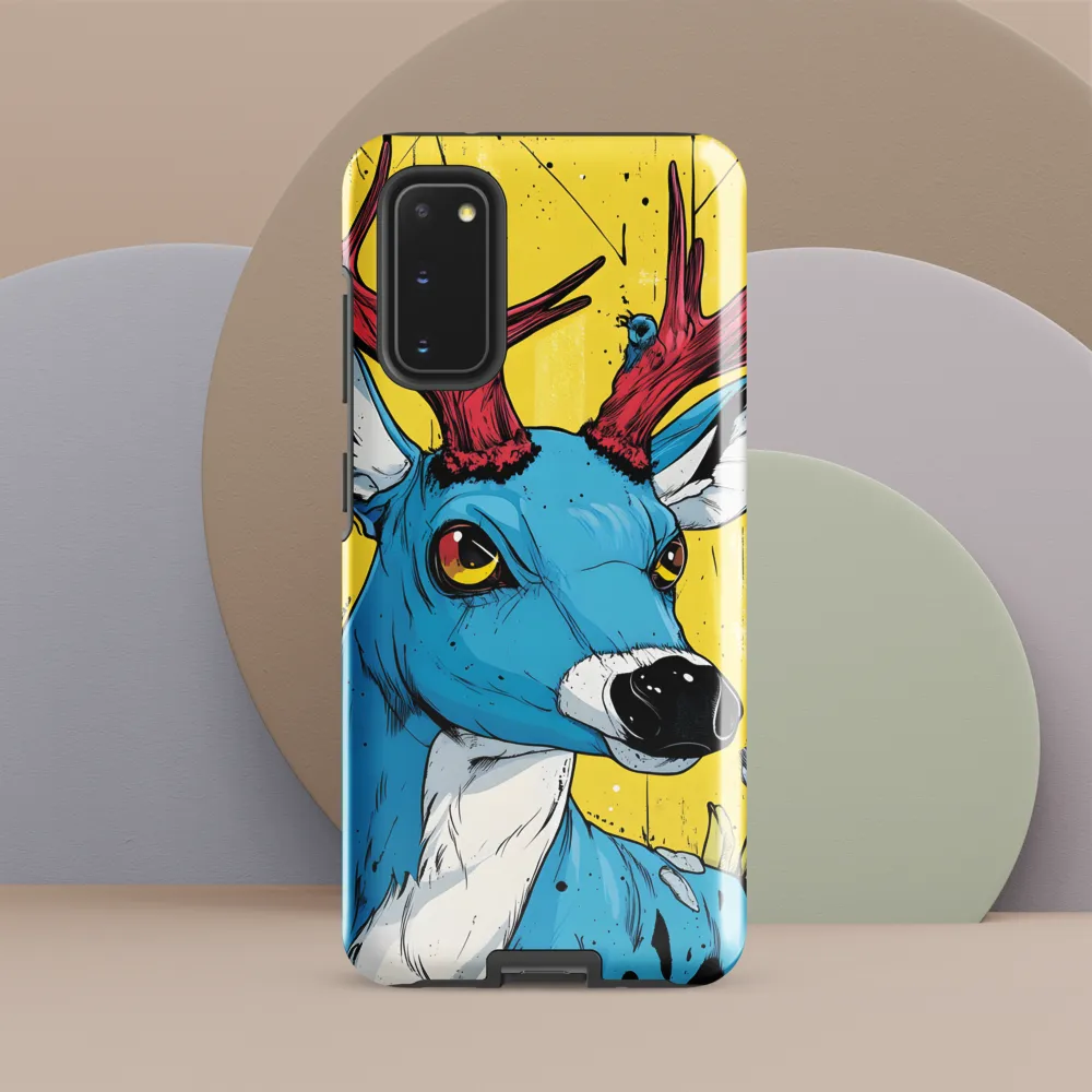Vivid Antlers: A Modern Take on Nature
